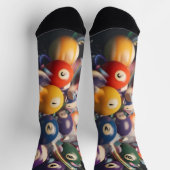 Chaussette Style de boule de billard (Haut)