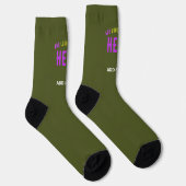 CHAUSSETTE STYLISH MODERNE ARMÉE VERT VÉRIFIÉ MARQUE (Droite)