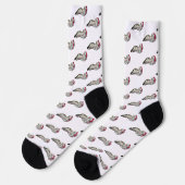 Chaussette Sucre de canne Chat Noël (Gauche)