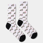 Chaussette Sucre de canne Chat Noël (Droite)