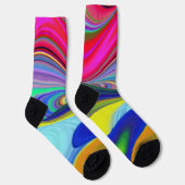 Chaussette Summerrainbow, Rainbowart 3D Abstrait (Droite)
