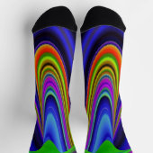 Chaussette Summerrainbow, Rainbowart 3D Abstrait (Haut)