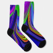 Chaussette Summerrainbow, Rainbowart 3D Abstrait (Droite)