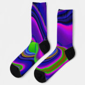 Chaussette Summerrainbow, Rainbowart 3D Abstrait (Gauche)