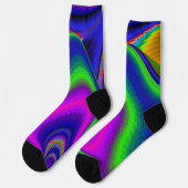 Chaussette Summerrainbow, Rainbowart 3D Abstrait (Gauche)
