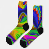 Chaussette Summerrainbow, Rainbowart 3D Abstrait (Gauche)
