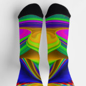 Chaussette Summerrainbow, Rainbowart 3D Abstrait (Haut)