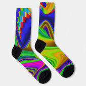 Chaussette Summerrainbow, Rainbowart 3D Abstrait (Droite)