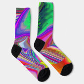 Chaussette Summerrainbow, Rainbowart 3D Abstrait (Droite)