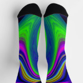 Chaussette Summerrainbow, Rainbowart 3D Abstrait (Haut)
