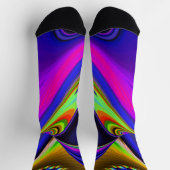 Chaussette Summerrainbow, Rainbowart 3D Abstrait (Haut)
