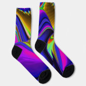Chaussette Summerrainbow, Rainbowart 3D Abstrait (Droite)