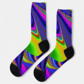 Chaussette Summerrainbow, Rainbowart 3D Abstrait (Gauche)