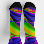 Chaussette Summerrainbow, Rainbowart 3D Abstrait (Haut)