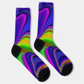 Chaussette Summerrainbow, Rainbowart 3D Abstrait (Droite)