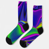 Chaussette Summerrainbow, Rainbowart 3D Abstrait (Gauche)