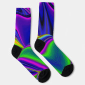 Chaussette Summerrainbow, Rainbowart 3D Abstrait (Droite)