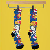 Chaussette Super-héros de bande dessinée