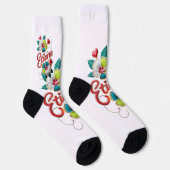 Chaussette superbe œuvre d'art : (Droite)