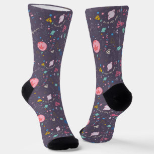 Chaussette Supergirl hors de ce monde Retro Graphisme