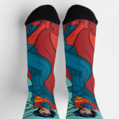 Chaussette Supergirl Hovering en costume bleu (Haut)