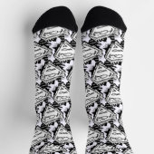 Chaussette Supergirl Newsprint S-Shield (Haut)