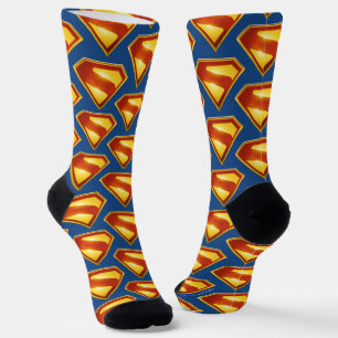 Chaussette Superman Golden S Shield brillance