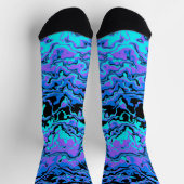 Chaussette Support de téléphone abstrait funky (Haut)