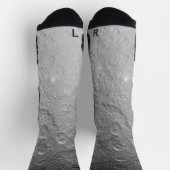 Chaussette Surface lunaire dans l'espace extra-atmosphérique (Haut)