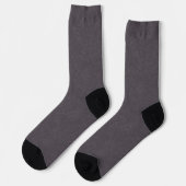 Chaussette Surface texturée violette foncée à motif tourbillo (Gauche)
