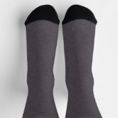 Chaussette Surface texturée violette foncée à motif tourbillo (Haut)