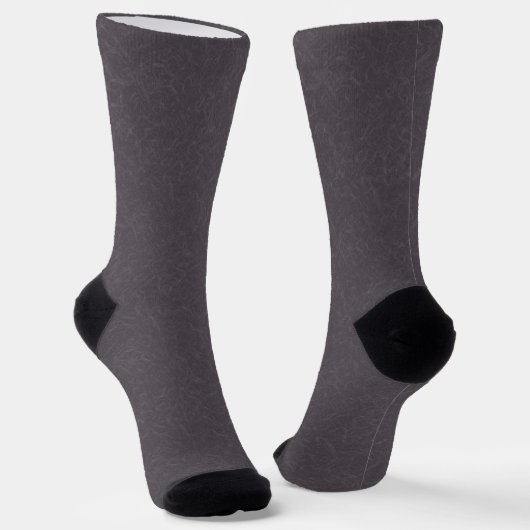 Chaussette Surface texturée violette foncée à motif tourbillo (Angulaire)