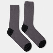Chaussette Surface texturée violette foncée à motif tourbillo (Droite)