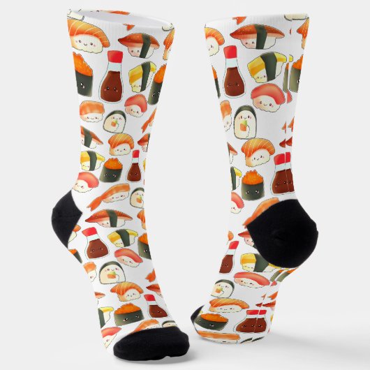 Chaussette Sushi japonais mignon (Angulaire)
