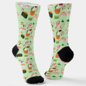 Chaussette Sushi Kawaii Joyeux (Angulaire)