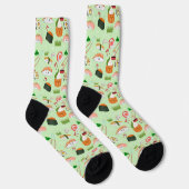 Chaussette Sushi Kawaii Joyeux (Droite)