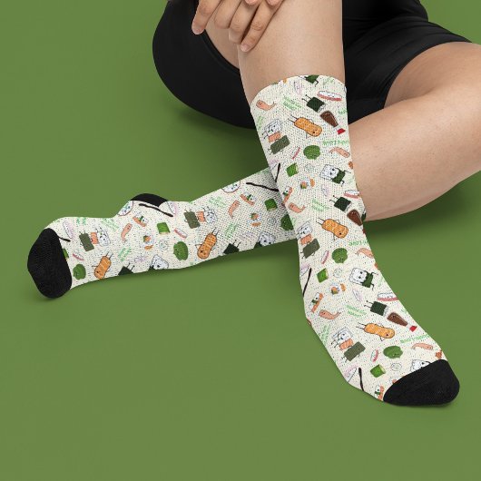 Chaussette Sushi Romantique Kawaii
