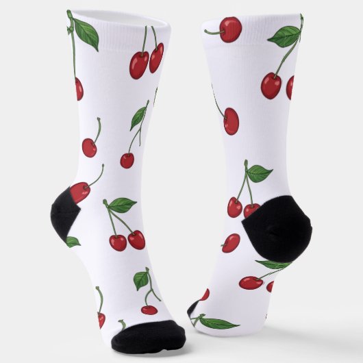 Chaussette Sweet Orchard Cherry Pattern (Angulaire)
