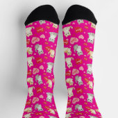 Chaussette Sweetheart Kitten Valentine's Day Crew Socks (Haut)
