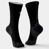Chaussette Symbole caducee polygonale or (Angulaire)