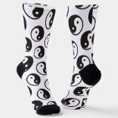 Chaussette Symbole Yin Yang - tatouage solide (Angulaire)