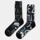 Chaussette Symboles de Bitcoin (Style : B) (Gauche)