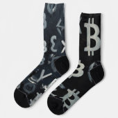 Chaussette Symboles de Bitcoin (Style : C) (Gauche)