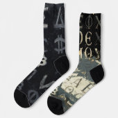 Chaussette Symboles de Bitcoin (Style : E) (Gauche)