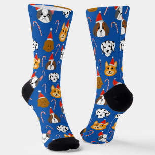 Chaussette Sympa Chien de Noël Motif