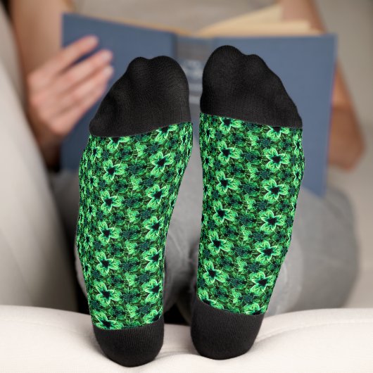 Chaussette Symphonie en vert (Fond)