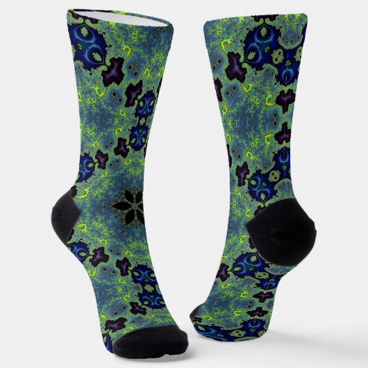Chaussette Symphonie fractale radiante (Angulaire)