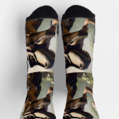 Chaussette T-rex Dinosaures Aime Un Pat, (Haut)