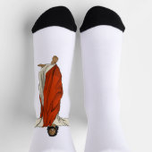 Chaussette T-shirt de Jésus Noir (Haut)