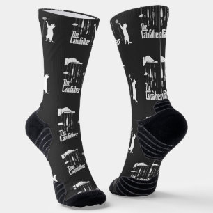 Chaussette T-shirt graphique parodique de chat de la mafia am